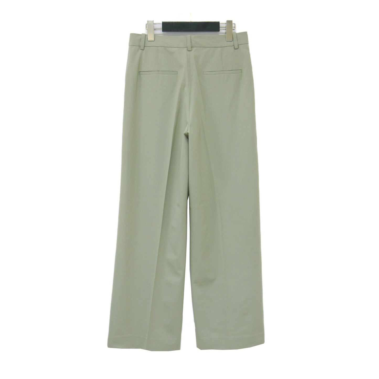 センタープレス ワイド パンツ / TRACEABLE WOOL RELAXED TROUSER トラウザーズ スラックス ストレッチ ウール