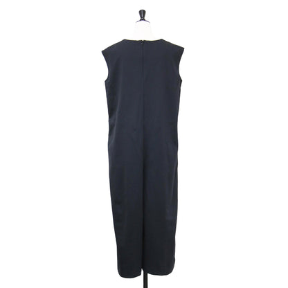 24春夏 ストレートシルエット コンビネゾン / サロペット オールインワン 2WAY Vネック ポンチ素材 ストレッチ