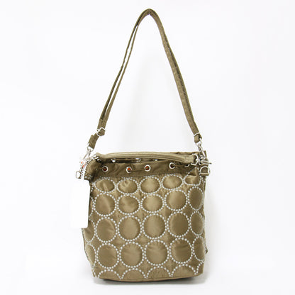 × mina perhonen 24春夏 tambourine 2WAY TOOL BAG / 巾着型 ハンドバッグ 刺繍 斜め掛け