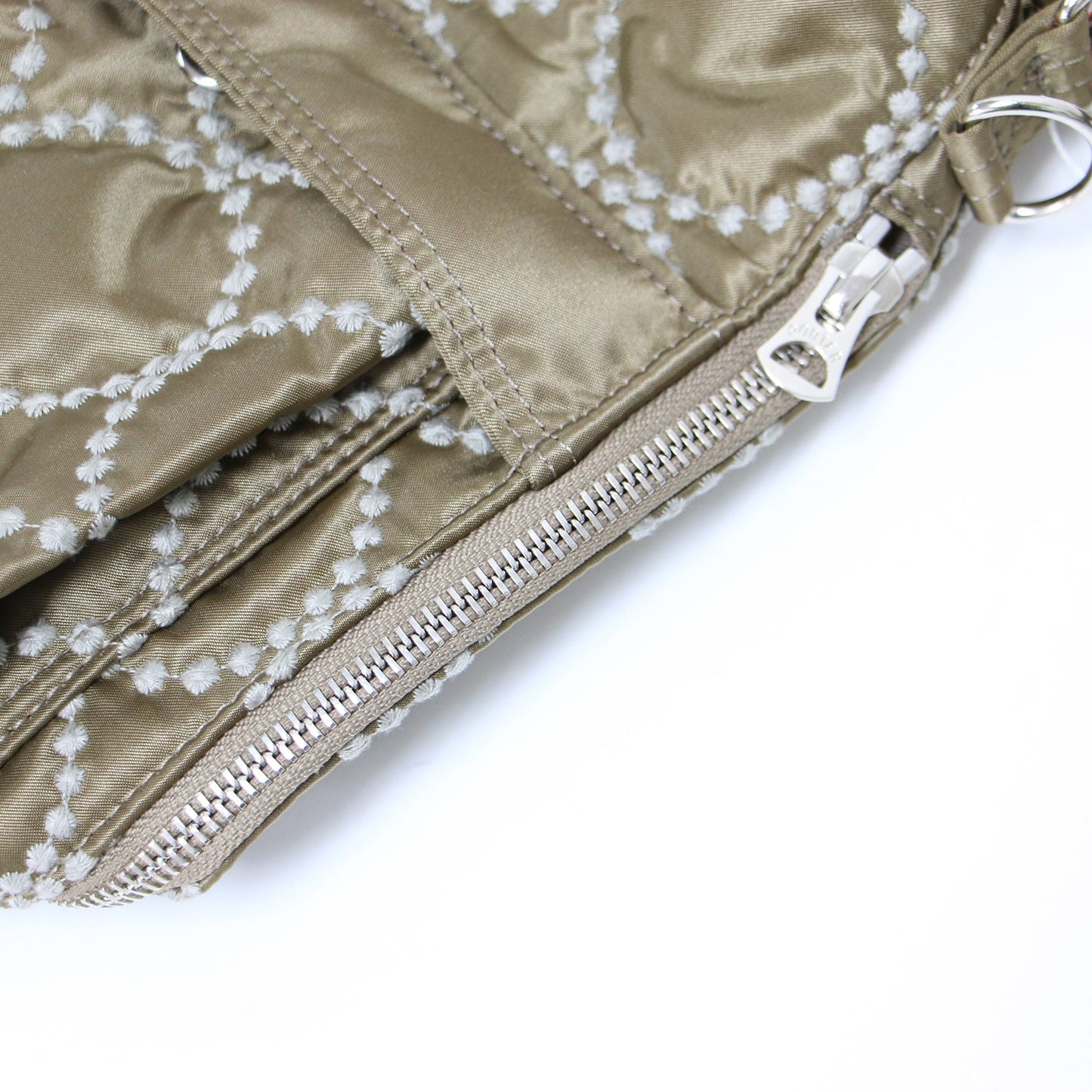× mina perhonen 24春夏 tambourine 2WAY TOOL BAG / 巾着型 ハンドバッグ 刺繍 斜め掛け