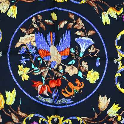 カレ90 シルク スカーフ 東洋の石と西洋の石細工 / PIEPRES d ORIENT et d OCCIDENT 大判 正方形