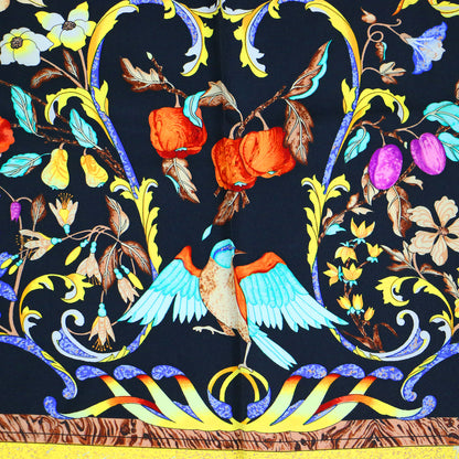 カレ90 シルク スカーフ 東洋の石と西洋の石細工 / PIEPRES d ORIENT et d OCCIDENT 大判 正方形