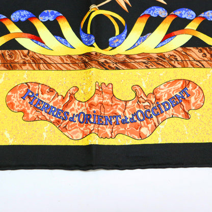 カレ90 シルク スカーフ 東洋の石と西洋の石細工 / PIEPRES d ORIENT et d OCCIDENT 大判 正方形