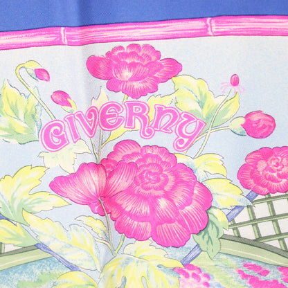 HERMES (エルメス) カレ90 シルク スカーフ モネの庭 / GIVERNY 花柄 