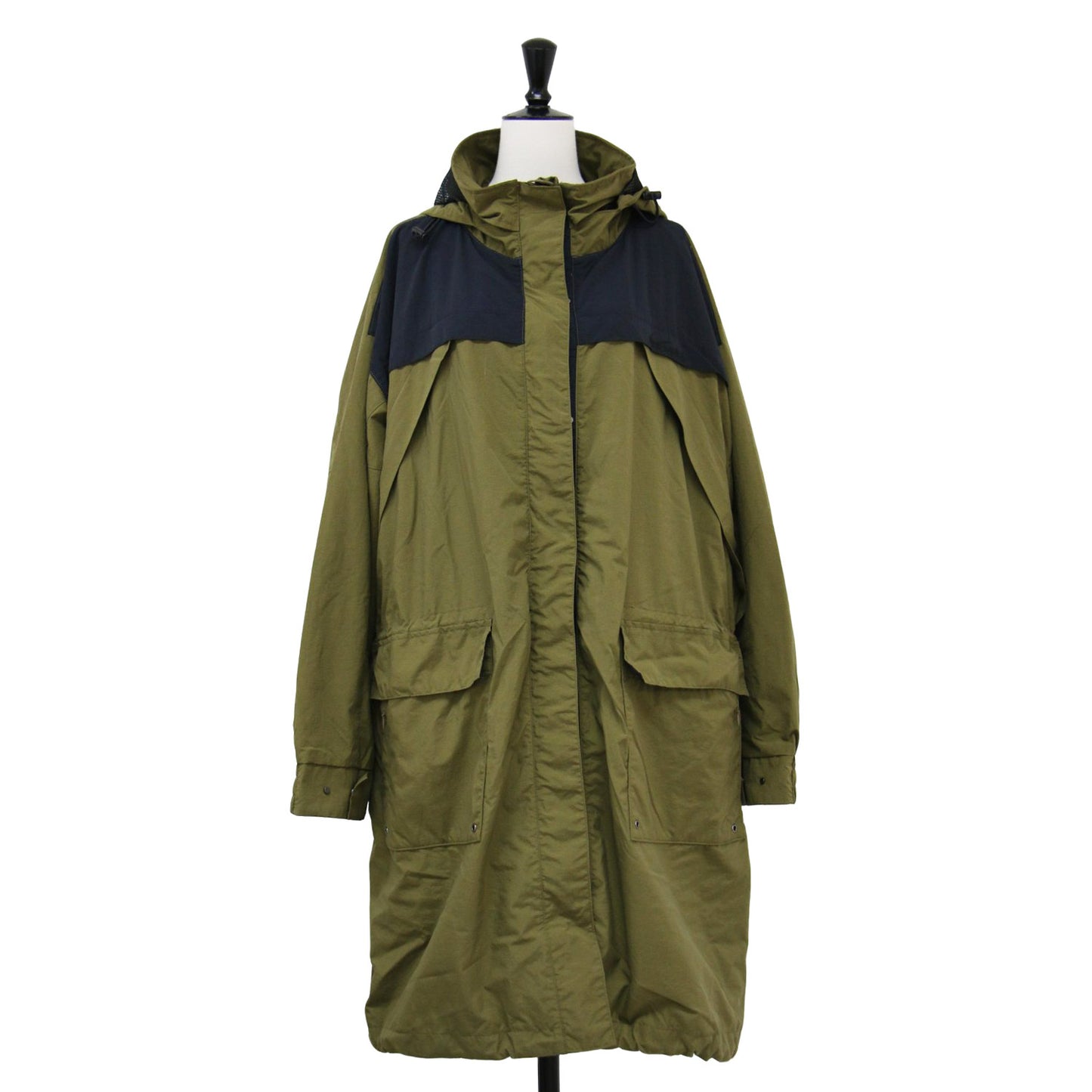 ナイロン オーバーコート / NYLON OVER COAT WTW21005S マウンテンパーカー ロング丈 長袖 撥水加工
