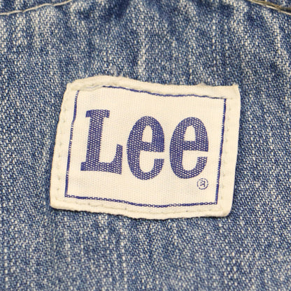 デニム オーバーオール / サロペット パンツ ストレート ペイント加工 コットン