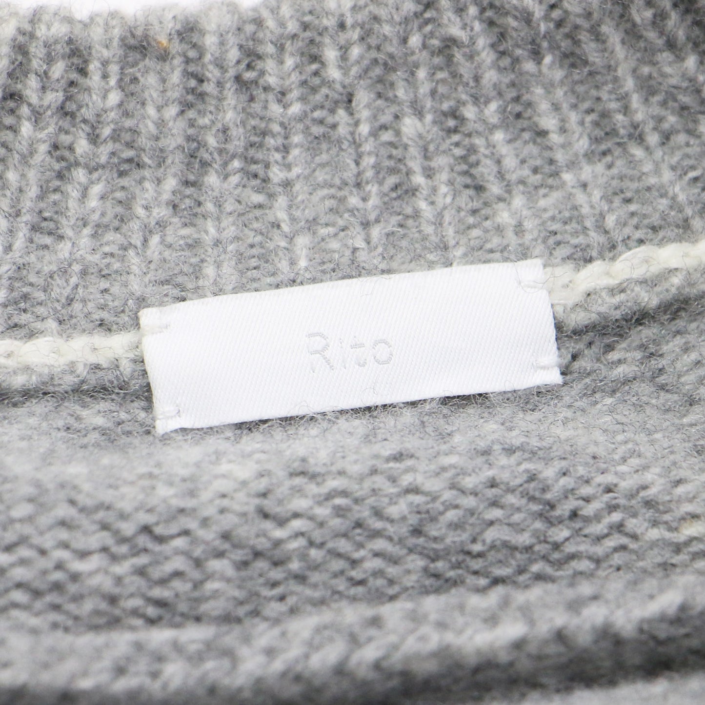 バックレス クルーネック ニット / BACKLESS CUSTOMIZE KNIT プルオーバー 長袖 変型 ステッチ ウール