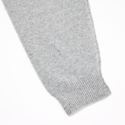 バックレス クルーネック ニット / BACKLESS CUSTOMIZE KNIT プルオーバー 長袖 変型 ステッチ ウール