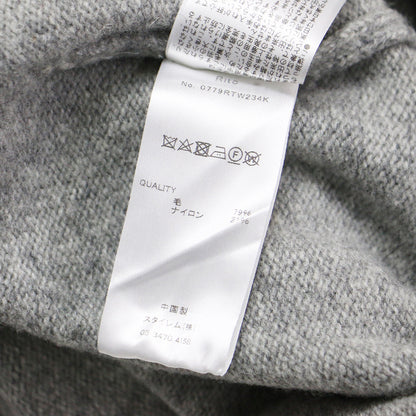 バックレス クルーネック ニット / BACKLESS CUSTOMIZE KNIT プルオーバー 長袖 変型 ステッチ ウール