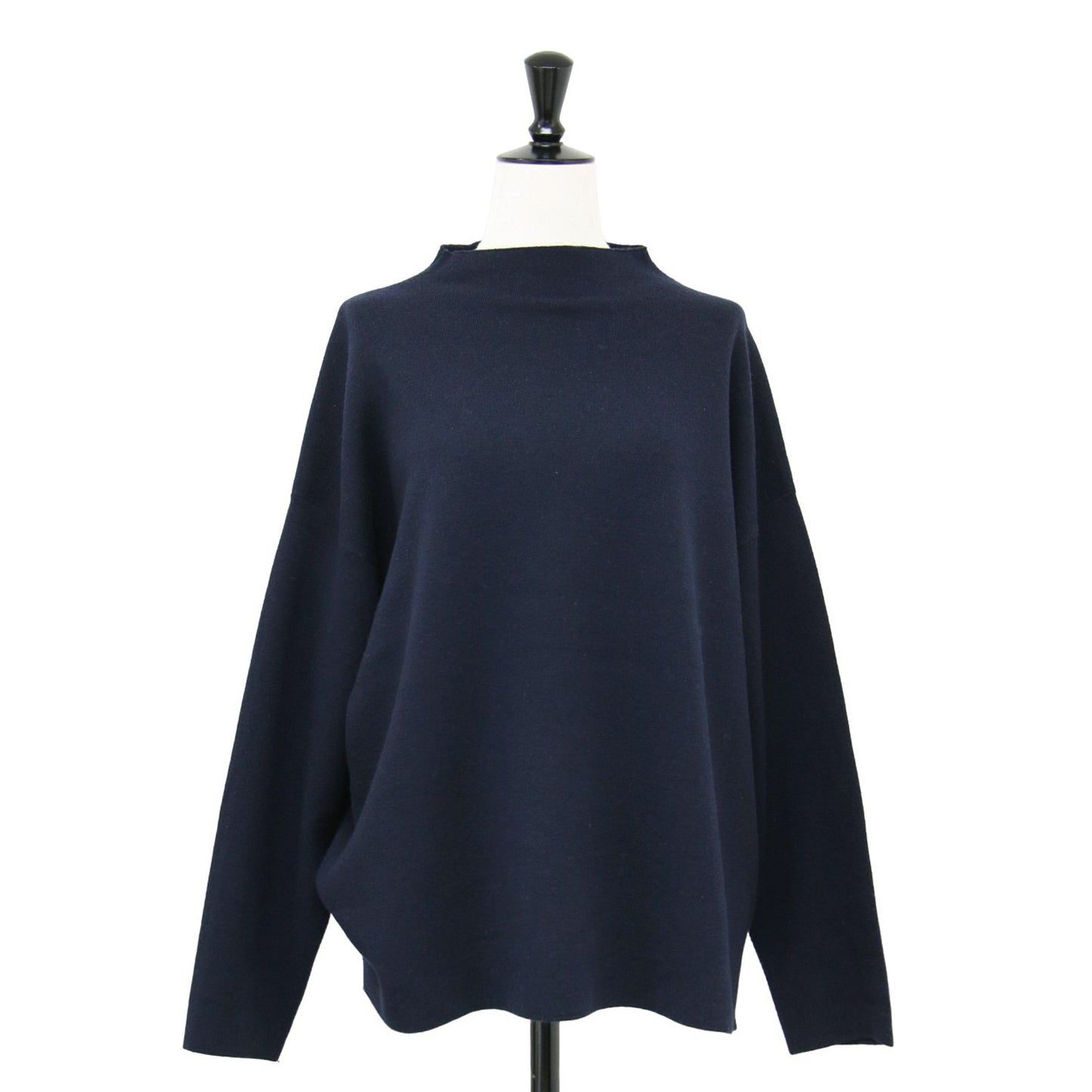 24秋冬 ミラノリブ ハイネック プルオーバー / ニット 長袖 オーバーサイズ ハイゲージ