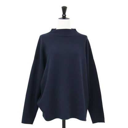 24秋冬 ミラノリブ ハイネック プルオーバー / ニット 長袖 オーバーサイズ ハイゲージ