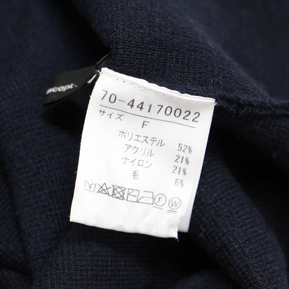 24秋冬 ミラノリブ ハイネック プルオーバー / ニット 長袖 オーバーサイズ ハイゲージ