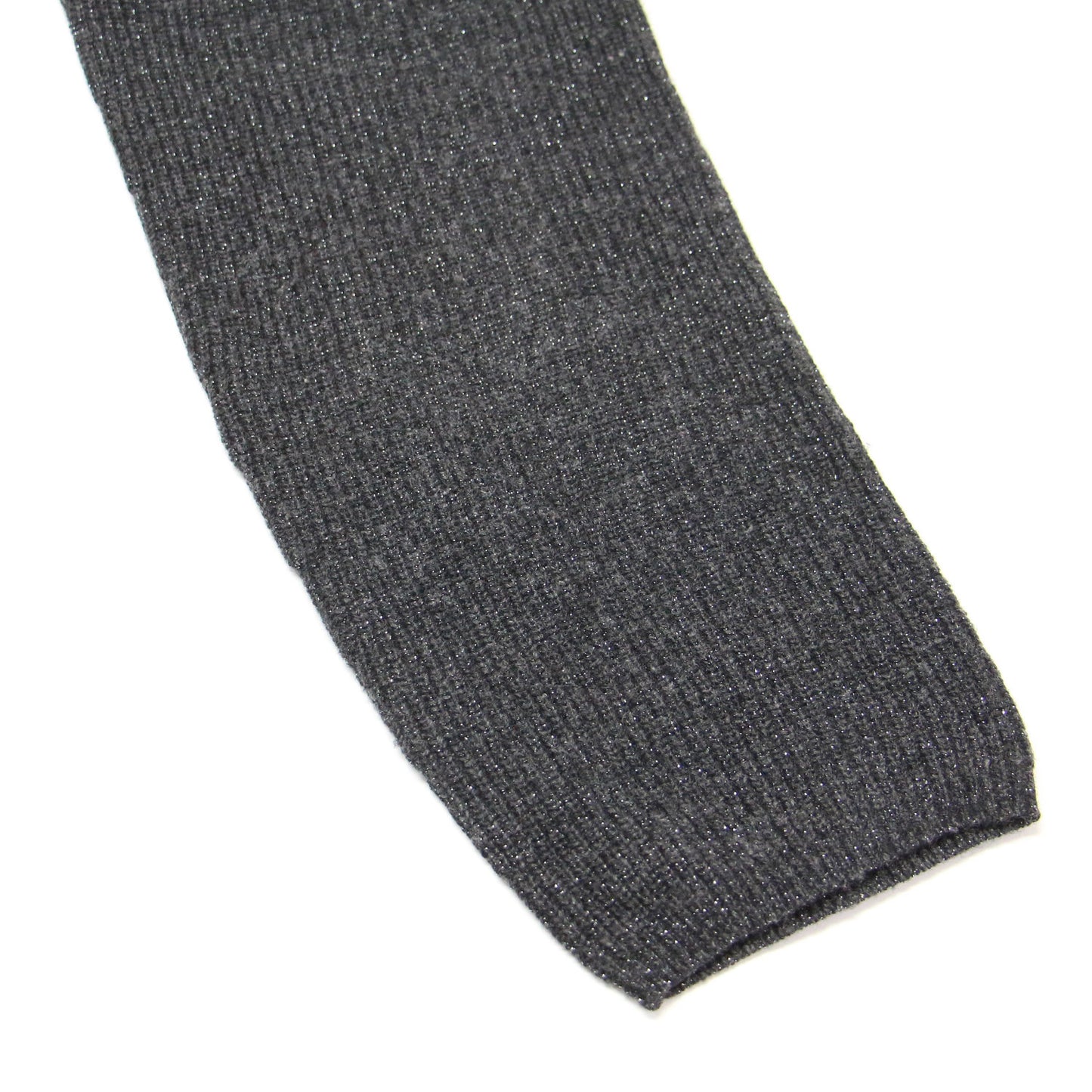 24秋冬 ラメ ラクーン ニット / プルオーバー 長袖 ハイネック ワイド リブ ウール