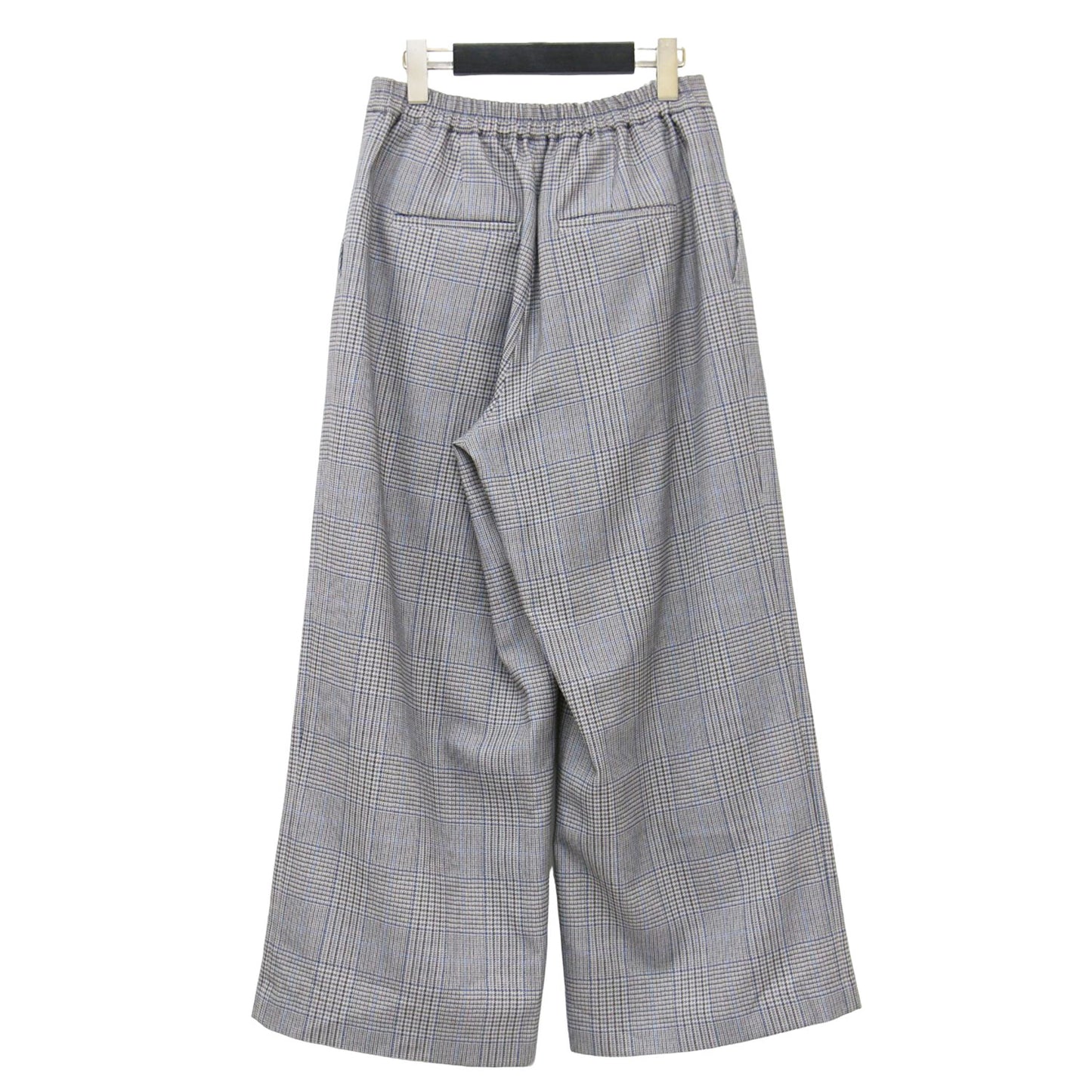 24秋冬 チェック プリント ワンタック パンツ / ワイドパンツ フルレングス ストレート