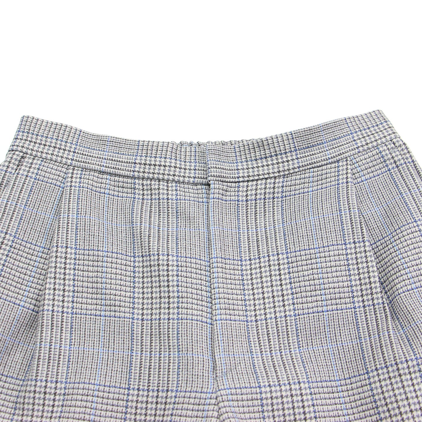 24秋冬 チェック プリント ワンタック パンツ / ワイドパンツ フルレングス ストレート