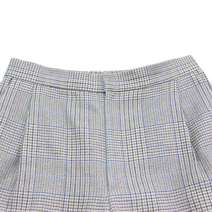 24秋冬 チェック プリント ワンタック パンツ / ワイドパンツ フルレングス ストレート