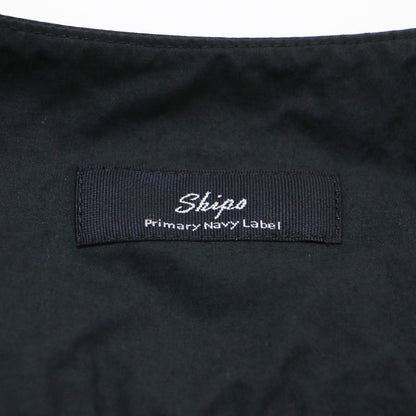 24春夏 ノースリーブ ブラウス / ノーカラー タイプライター コットン