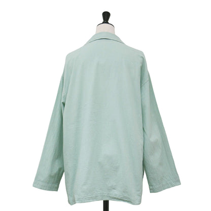 24春夏 ツイル シャツ ジャケット / TWILL SHIRTS JACKET 襟付き 長袖 コットン