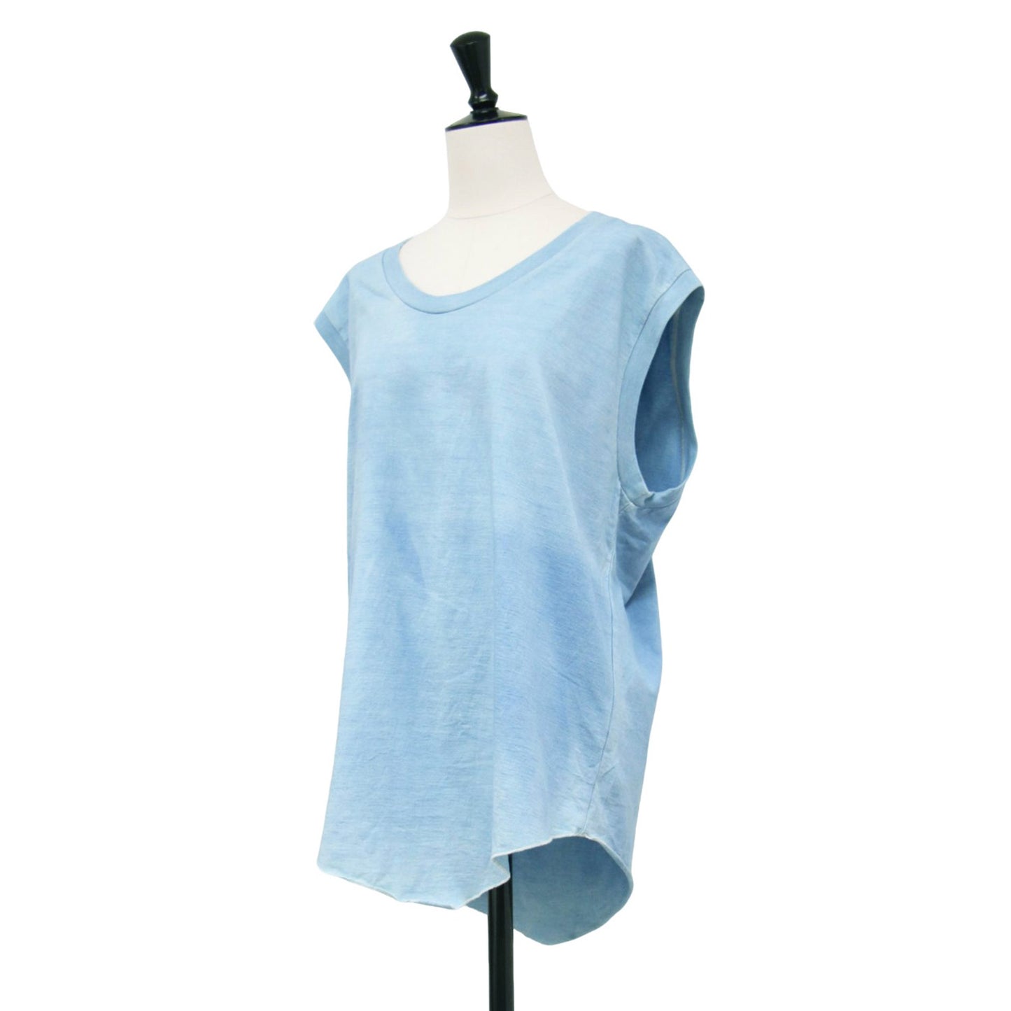 24春夏 ノースリーブ Tシャツ / PLANT DYEING SLEEVE-LESS T-SHIRTS カットソー 天然染め コットン