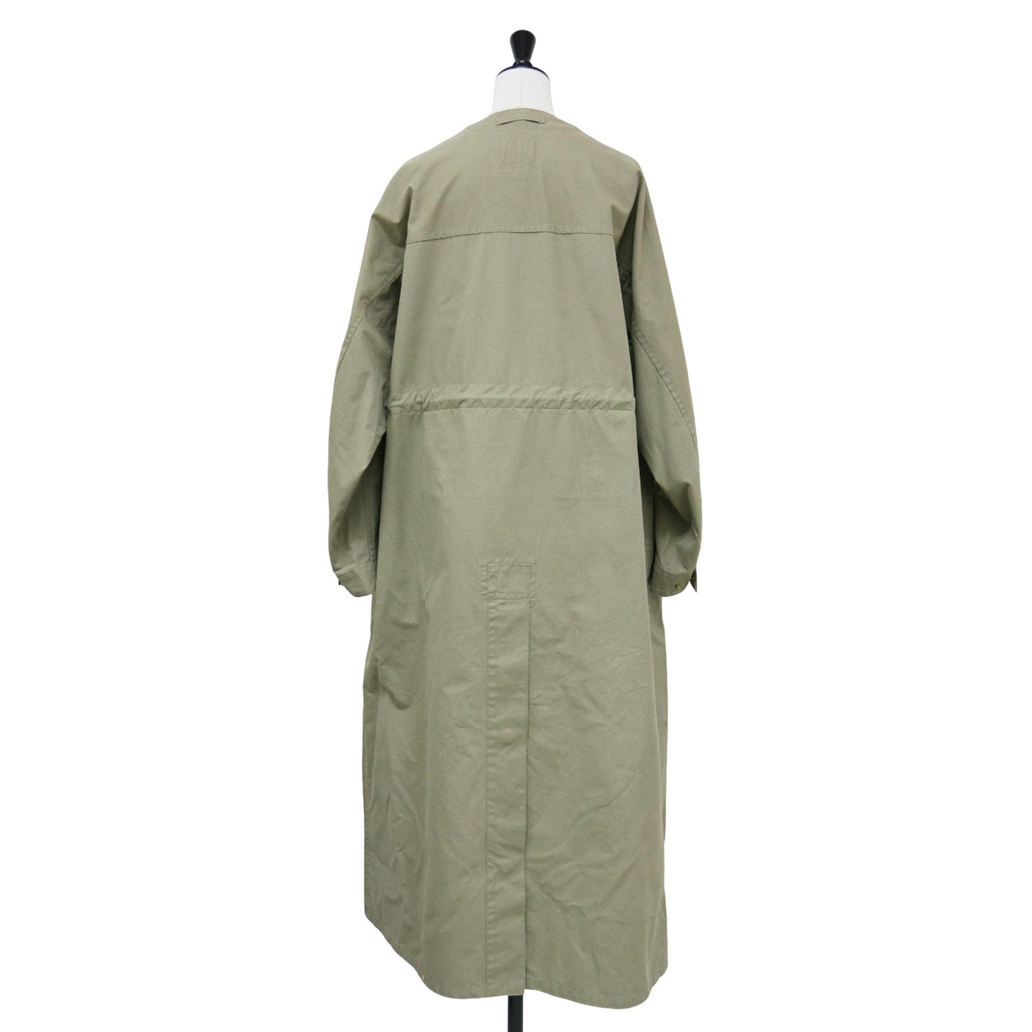 JUN MIKAMI (ジュンミカミ) ノーカラー ロング コート / クルー