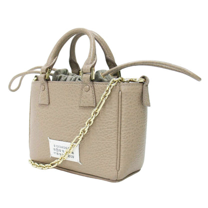 24春夏 チェーン ショルダーバッグ SB1WG0046 P4348 / 5AC TOTE HORIZONTAL 2WAY ハンドバッグ 巾着 カレンダータグ ナンバリングタグ レザー 牛革