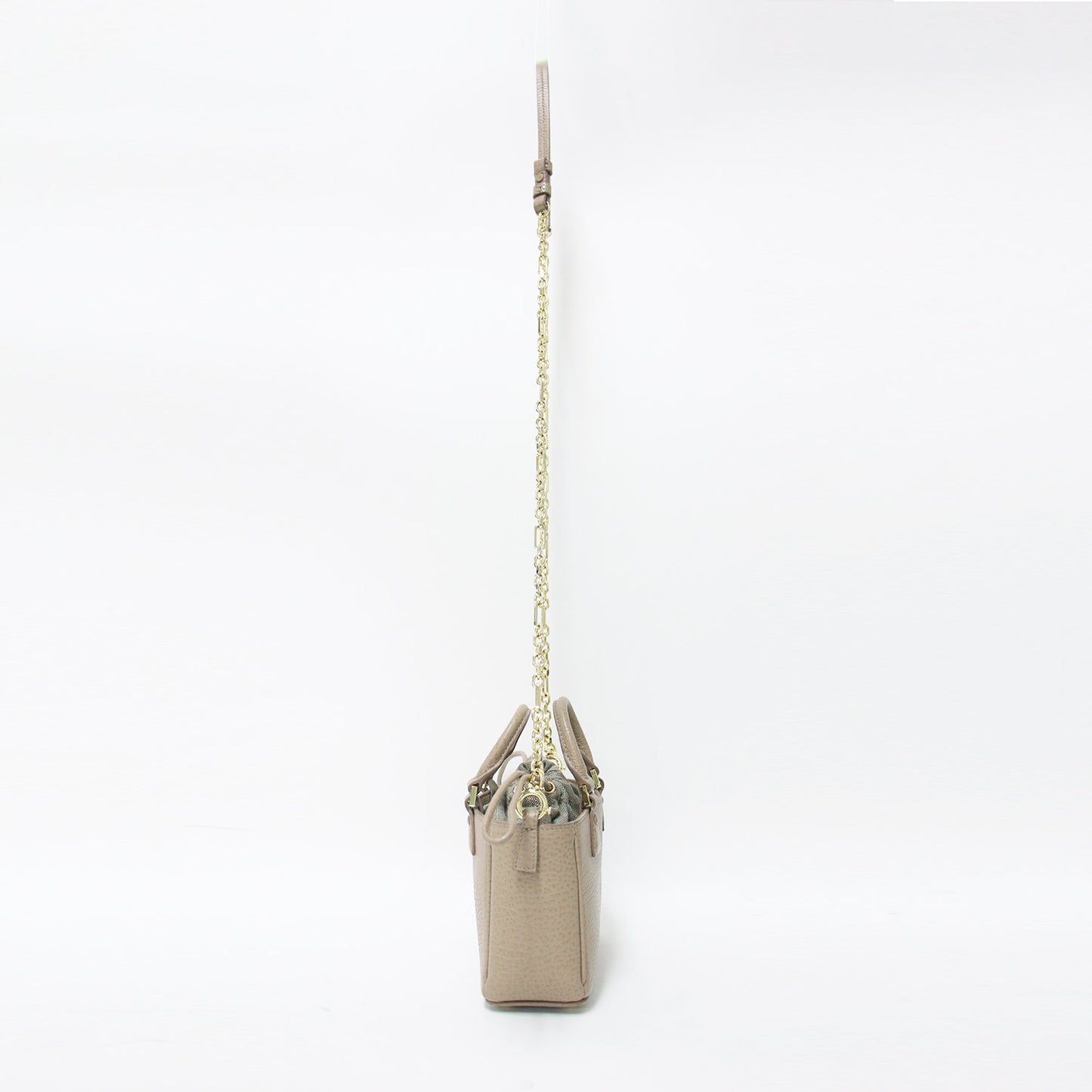 24春夏 チェーン ショルダーバッグ SB1WG0046 P4348 / 5AC TOTE HORIZONTAL 2WAY ハンドバッグ 巾着 カレンダータグ ナンバリングタグ レザー 牛革