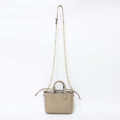 24春夏 チェーン ショルダーバッグ SB1WG0046 P4348 / 5AC TOTE HORIZONTAL 2WAY ハンドバッグ 巾着 カレンダータグ ナンバリングタグ レザー 牛革