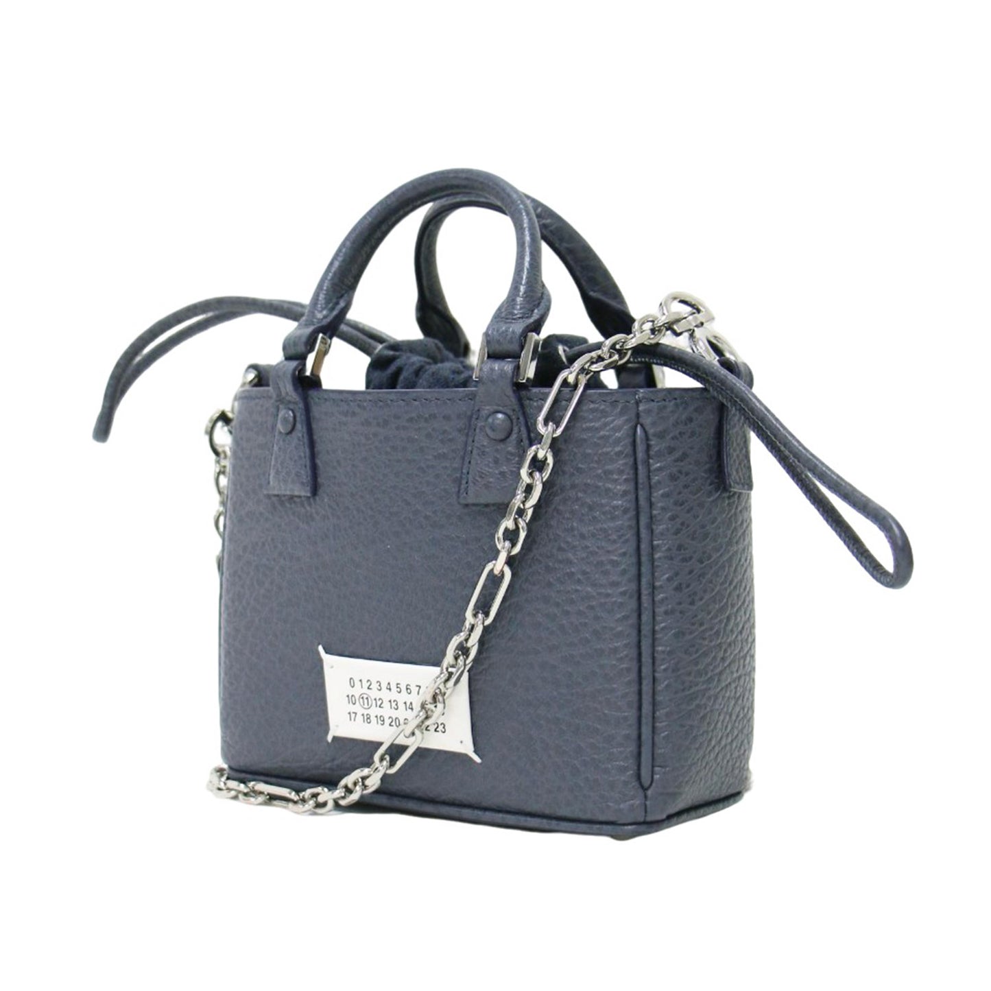 24春夏 チェーン ショルダーバッグ SB1WG0046 P4348 / 5AC TOTE HORIZONTAL 2WAY ハンドバッグ 巾着 カレンダータグ ナンバリングタグ レザー 牛革
