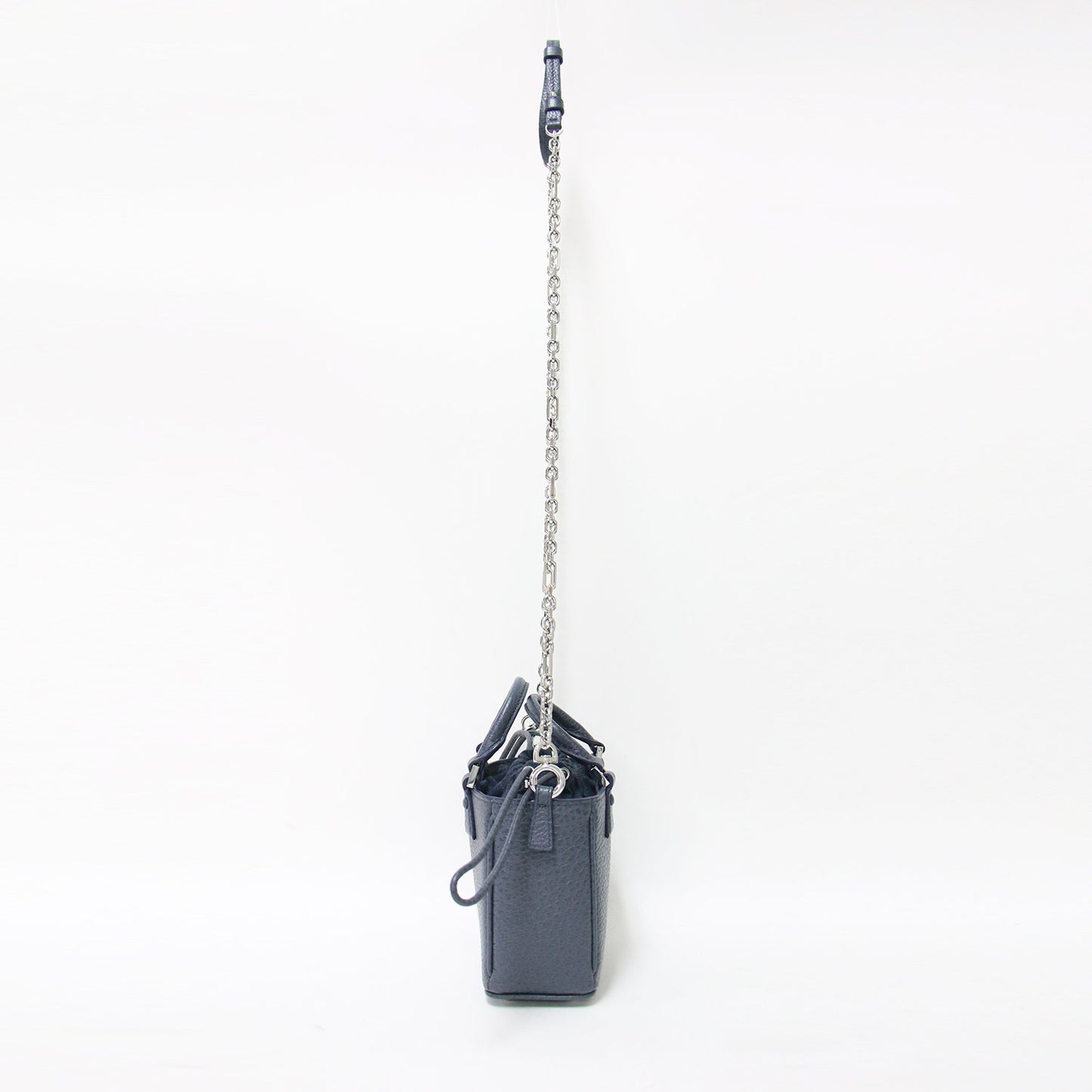 24春夏 チェーン ショルダーバッグ SB1WG0046 P4348 / 5AC TOTE HORIZONTAL 2WAY ハンドバッグ 巾着 カレンダータグ ナンバリングタグ レザー 牛革