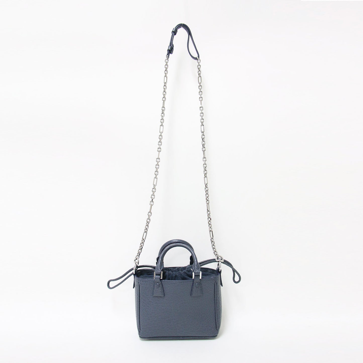 24春夏 チェーン ショルダーバッグ SB1WG0046 P4348 / 5AC TOTE HORIZONTAL 2WAY ハンドバッグ 巾着 カレンダータグ ナンバリングタグ レザー 牛革
