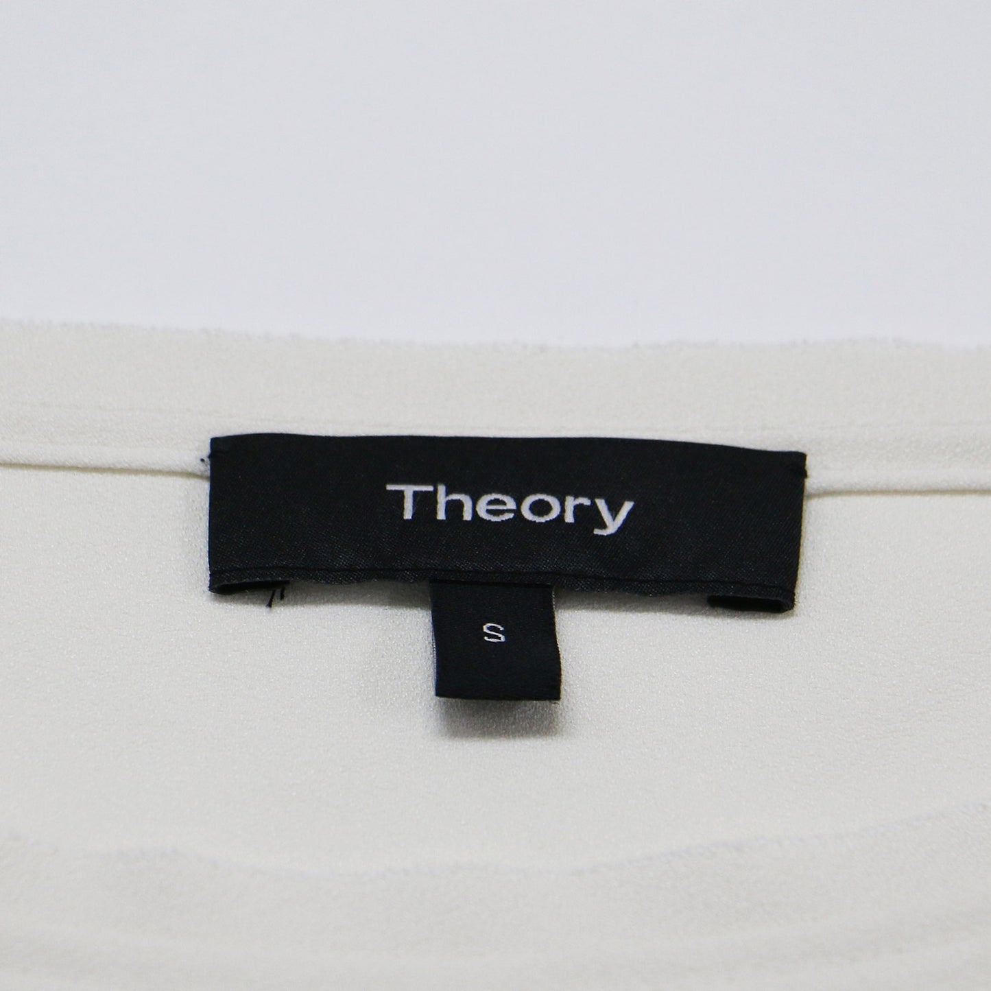 ボートネック Tシャツ型 ブラウス / Shallow Ggt Silk Tee プルオーバー 半袖 ジョーゼット素材