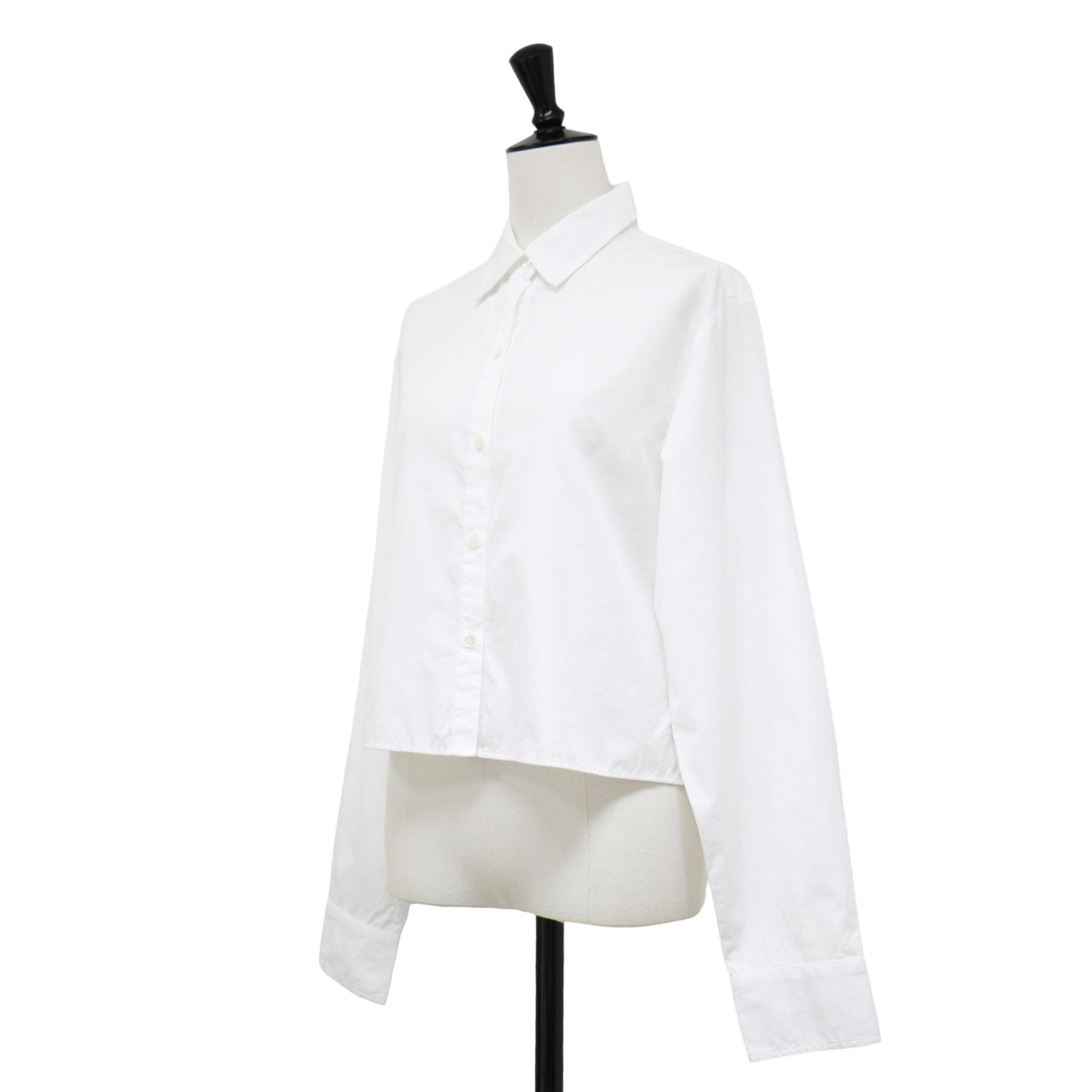 ショート シャツ / 長袖 レギュラーカラー コットン