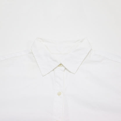 ショート シャツ / 長袖 レギュラーカラー コットン