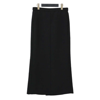 24春夏 イージー Iライン スカート / ロング ウエストゴム バックスリット