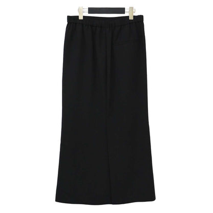 24春夏 イージー Iライン スカート / ロング ウエストゴム バックスリット