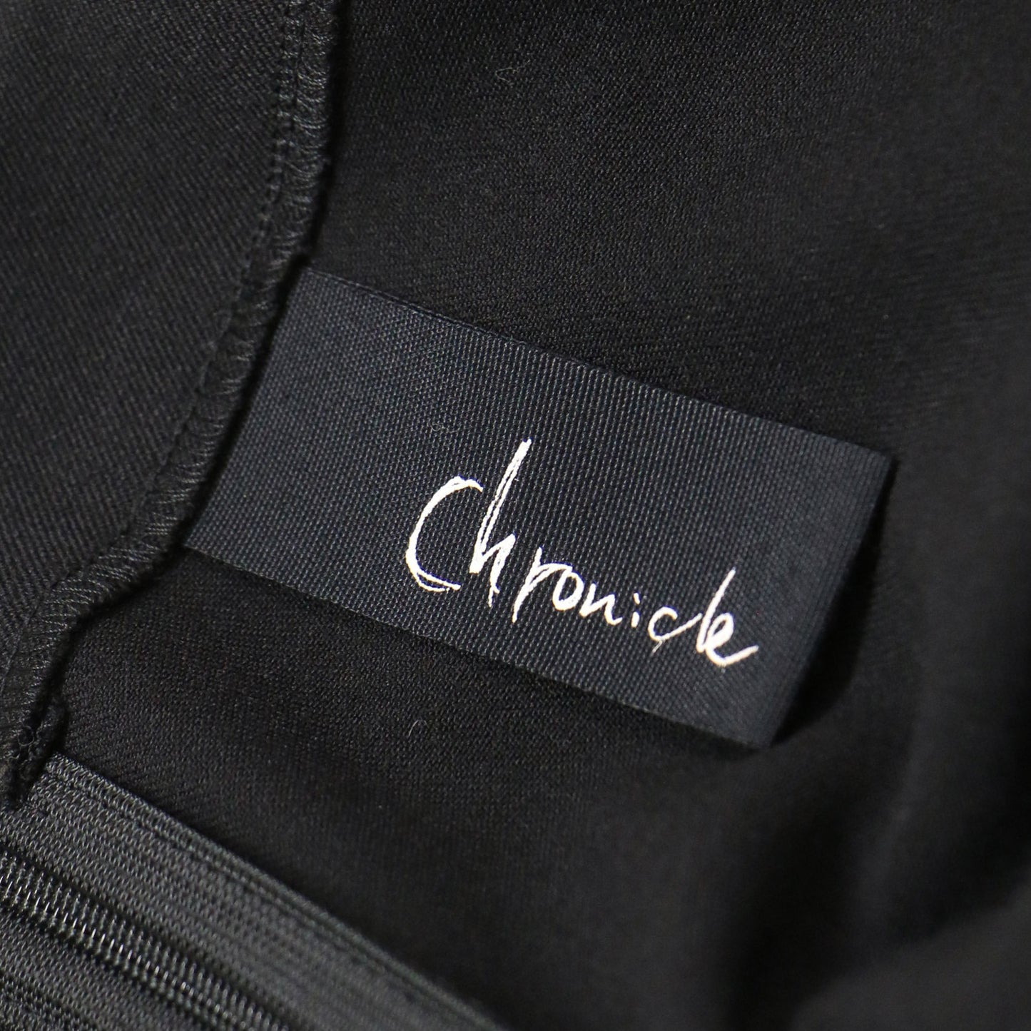 Chronicle ボートネック 7分袖 ワンピース / 膝丈 Aライン
