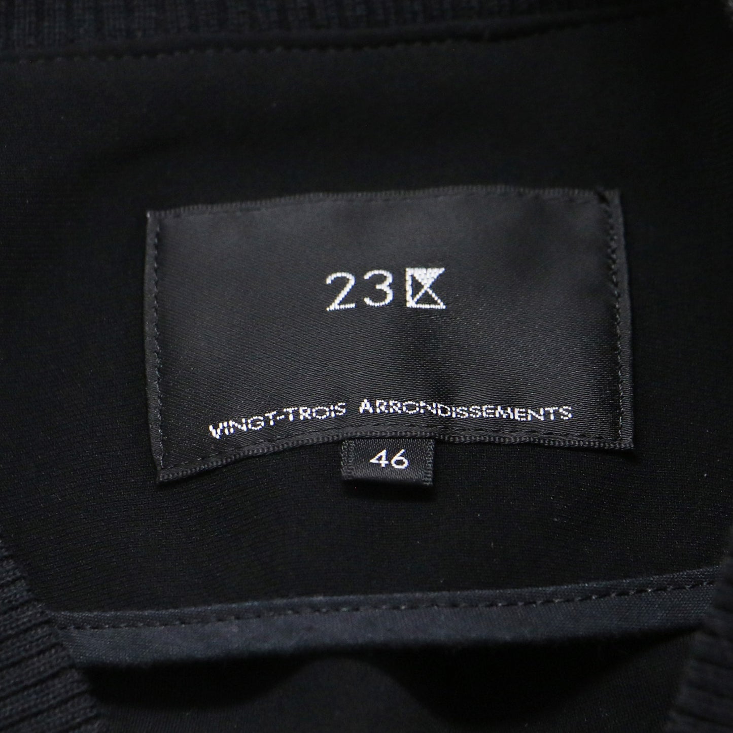 トリアセ ダブル ジョーゼット ブルゾン / ジャケット ショート丈 リブ MA-1