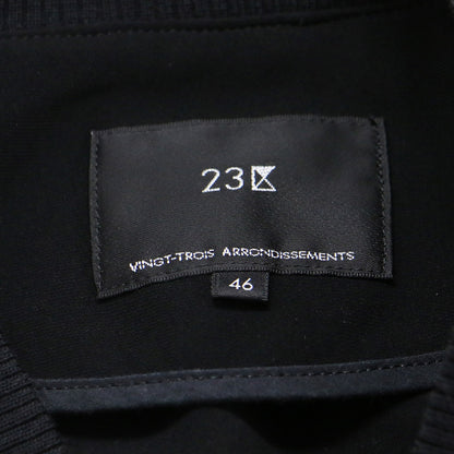 トリアセ ダブル ジョーゼット ブルゾン / ジャケット ショート丈 リブ MA-1