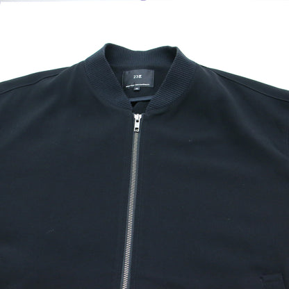 トリアセ ダブル ジョーゼット ブルゾン / ジャケット ショート丈 リブ MA-1