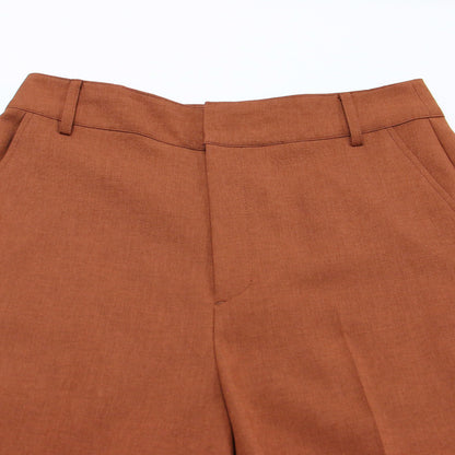 センタープレス ワイド パンツ / ストレート スラックス