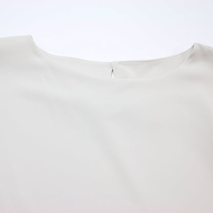 24春夏 ストレッチ ジョーゼット レイヤー カットソー / ブラウス 半袖 ウォッシャブル