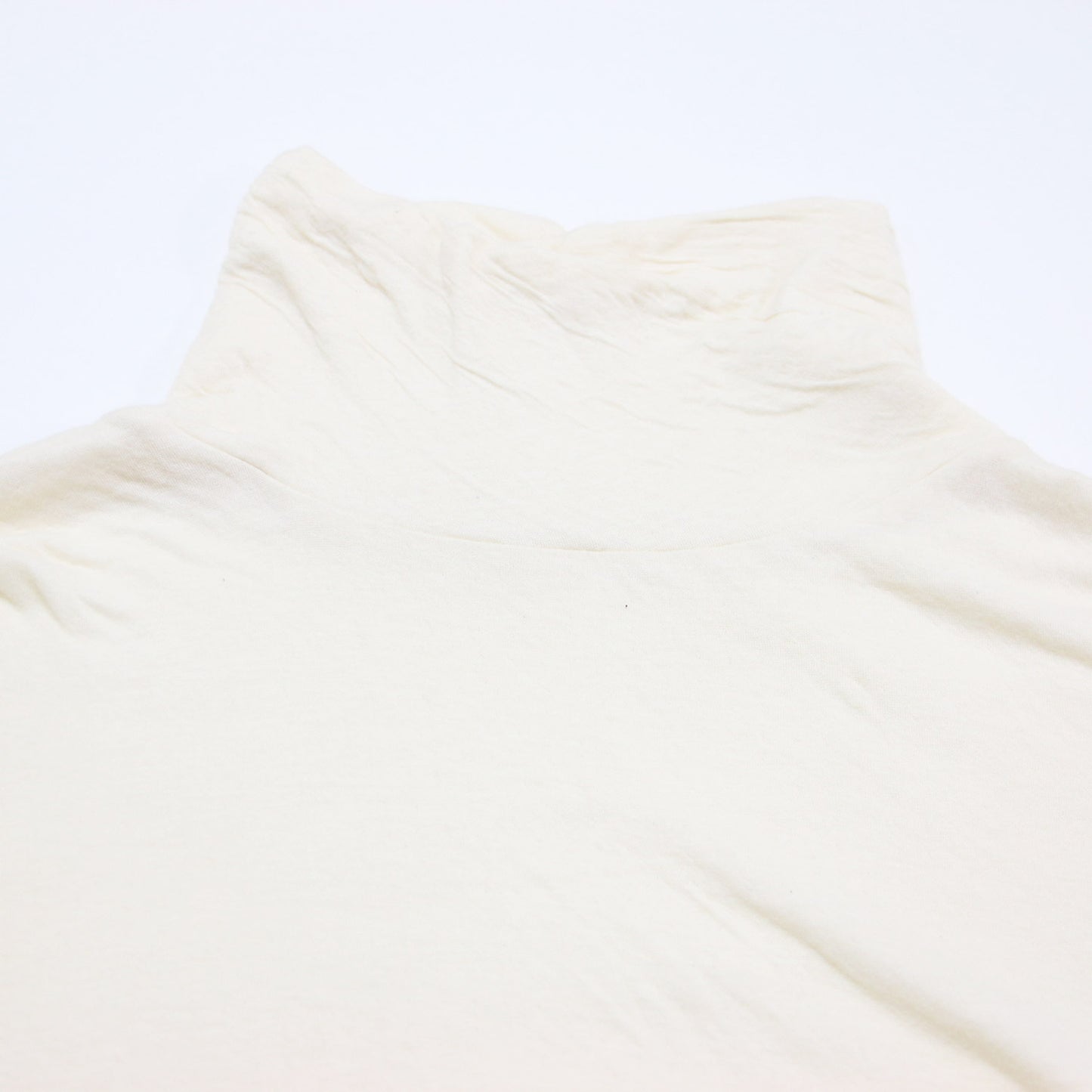 nest コットン ハイネック カットソー / 長袖 プルオーバー Tシャツ