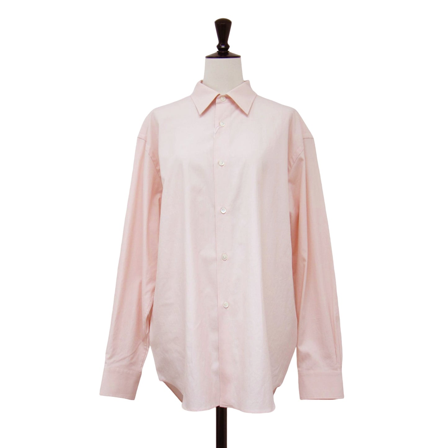 レギュラーカラー シャツ / WASHED FINX TWILL SHIRT 長袖 タック コットン
