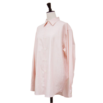 レギュラーカラー シャツ / WASHED FINX TWILL SHIRT 長袖 タック コットン