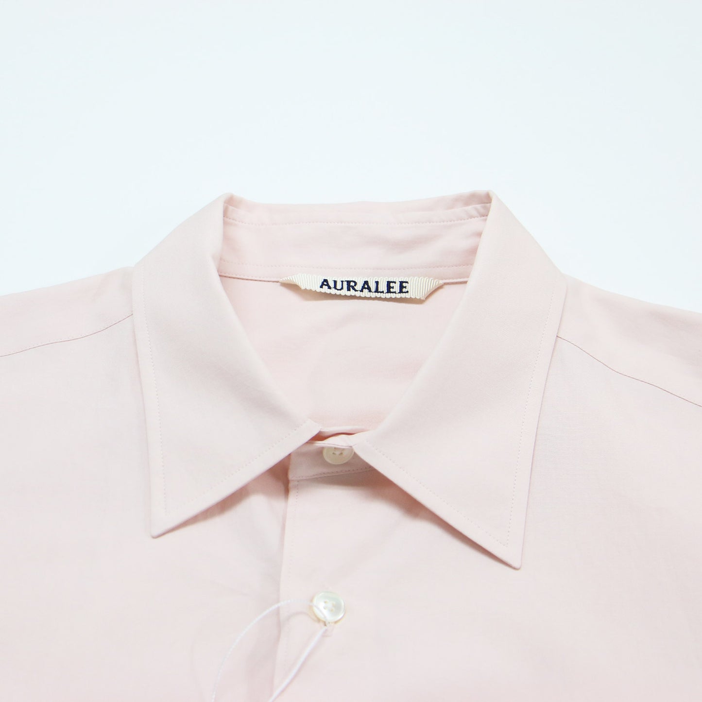 レギュラーカラー シャツ / WASHED FINX TWILL SHIRT 長袖 タック コットン