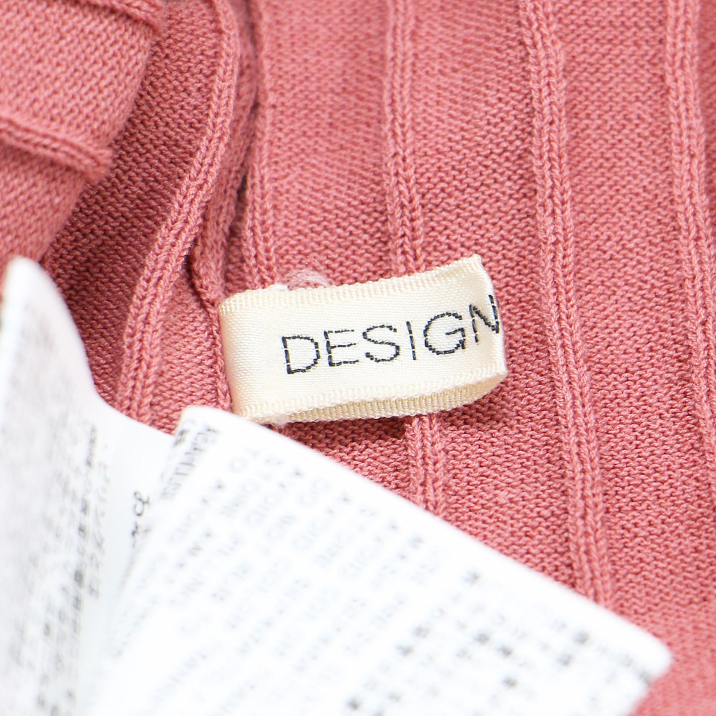 ワイドリブ 2WAY プルオーバー ニット / クルーネック 長袖 コットン ナイロン