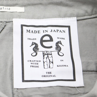 × e 製品染 ストレート パンツ / デニム コットン