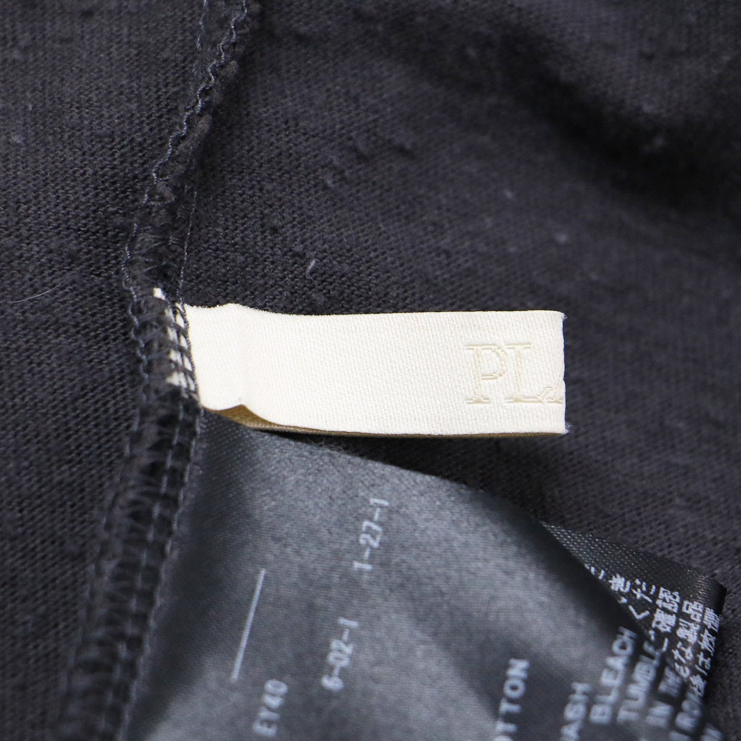 ネップ コットン オールインワン / クルーネック 半袖 ワイド カットソー素材