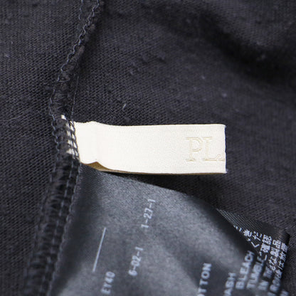 ネップ コットン オールインワン / クルーネック 半袖 ワイド カットソー素材