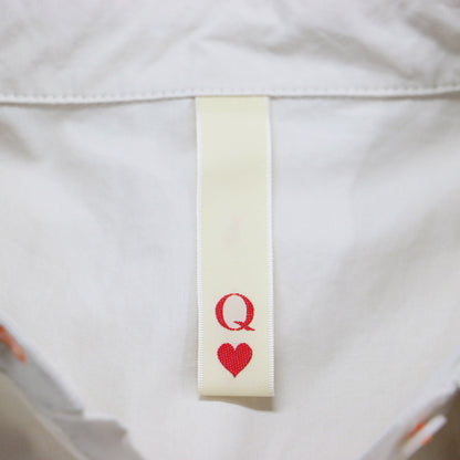 リブ ドッキング シャツ / レギュラーカラー 長袖 オーバーサイズ コットン